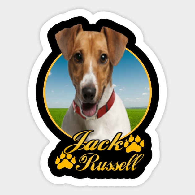 jack russell Sticker by petermurphy619
